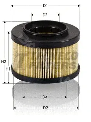 Топливный фильтр TECNECO FILTERS GS09803E