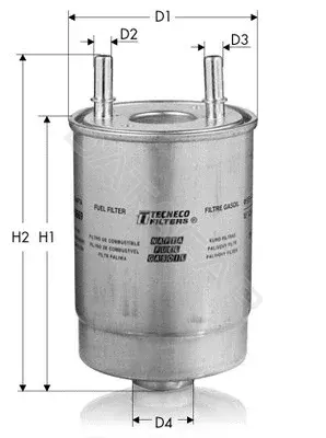 Топливный фильтр TECNECO FILTERS GS11271