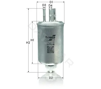 Топливный фильтр TECNECO FILTERS GS1218