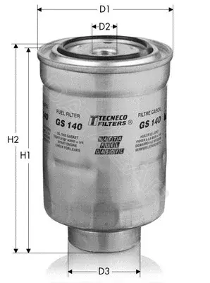 Топливный фильтр TECNECO FILTERS GS140