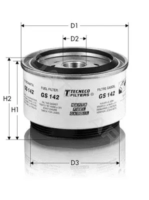 Топливный фильтр TECNECO FILTERS GS142