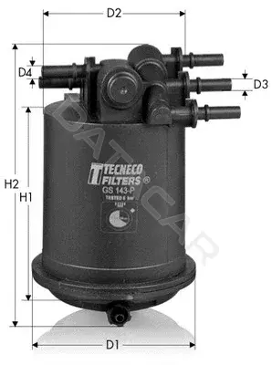 Топливный фильтр TECNECO FILTERS GS143P
