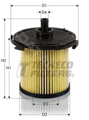 Топливный фильтр TECNECO FILTERS GS2009E