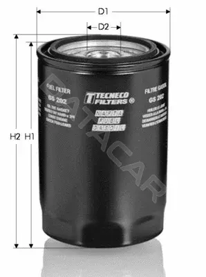 Топливный фильтр TECNECO FILTERS GS202