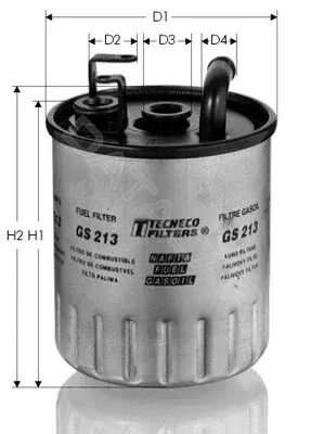 Топливный фильтр TECNECO FILTERS GS213