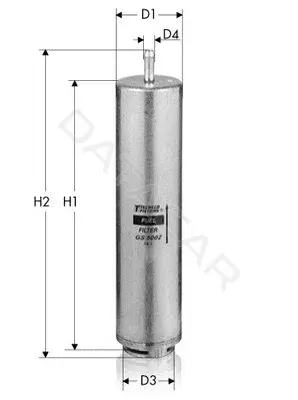 Топливный фильтр TECNECO FILTERS GS5002