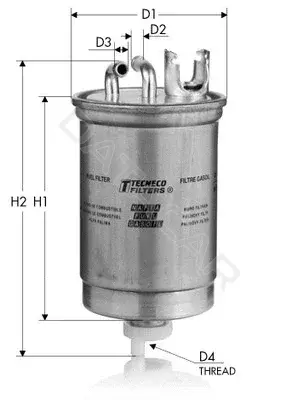 Топливный фильтр TECNECO FILTERS GS5937