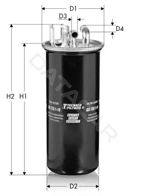 Топливный фильтр TECNECO FILTERS GS735/1