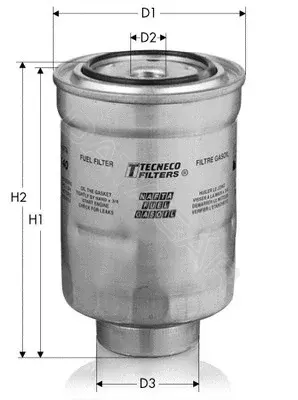Топливный фильтр TECNECO FILTERS GS8052