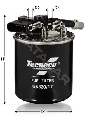 Топливный фильтр TECNECO FILTERS GS820/17