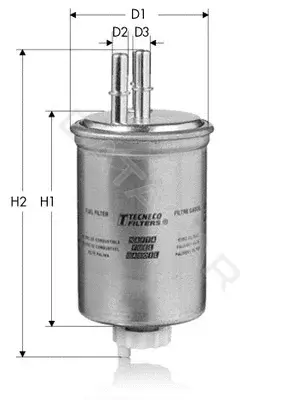 Топливный фильтр TECNECO FILTERS GS829/6