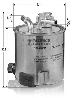 Топливный фильтр TECNECO FILTERS GS920/6