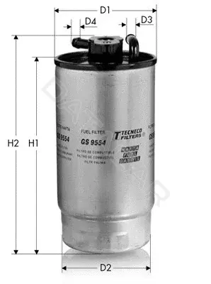 Топливный фильтр TECNECO FILTERS GS9554