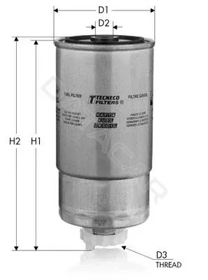 Топливный фильтр TECNECO FILTERS GS9664