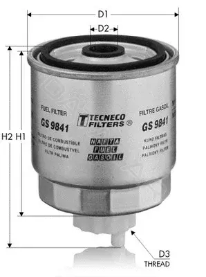 Топливный фильтр TECNECO FILTERS GS9841