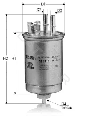 Топливный фильтр TECNECO FILTERS GS9910