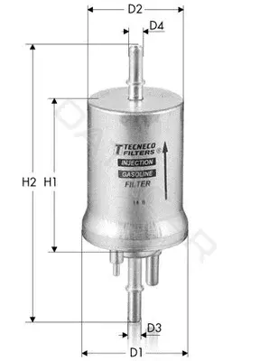 Топливный фильтр TECNECO FILTERS IN1040