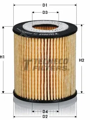 Масляный фильтр TECNECO FILTERS OL010045E