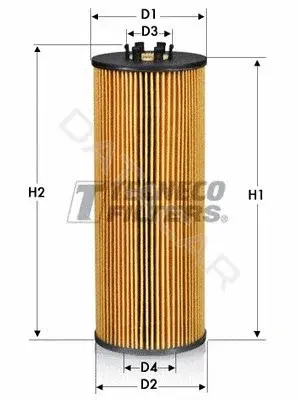 Масляный фильтр TECNECO FILTERS OL0223E