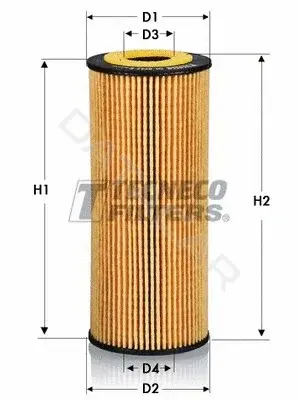 Масляный фильтр TECNECO FILTERS OL0242E