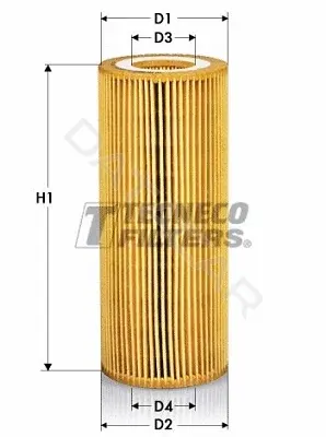 Масляный фильтр TECNECO FILTERS OL07012E