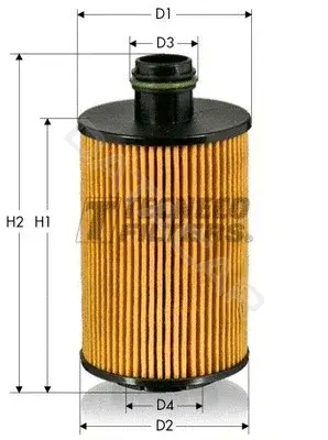 Масляный фильтр TECNECO FILTERS OL07018E
