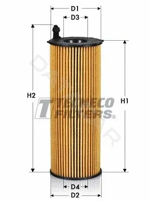 Масляный фильтр TECNECO FILTERS OL0831E