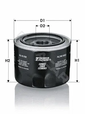 Масляный фильтр TECNECO FILTERS OL1203T