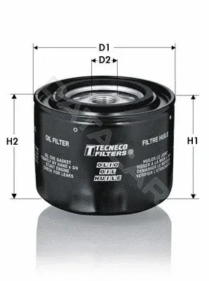 Масляный фильтр TECNECO FILTERS OL138