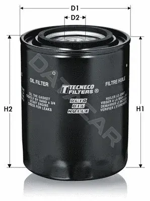 Масляный фильтр TECNECO FILTERS OL86