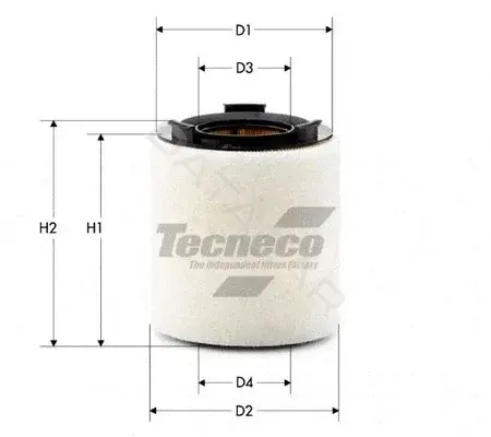 Воздушный фильтр TECNECO FILTERS AR10822S