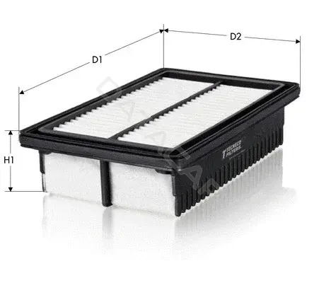 Воздушный фильтр TECNECO FILTERS AR1610PMJ