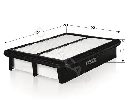 Воздушный фильтр TECNECO FILTERS AR1632PMJS