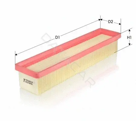 Воздушный фильтр TECNECO FILTERS AR2038PM