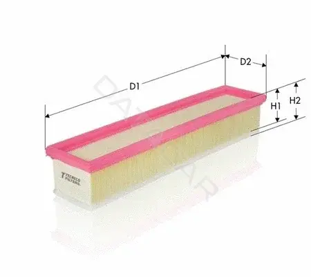 Воздушный фильтр TECNECO FILTERS AR2059PMS