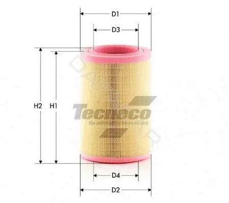 Воздушный фильтр TECNECO FILTERS AR2074