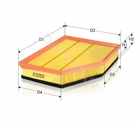 Воздушный фильтр TECNECO FILTERS AR31143PMS