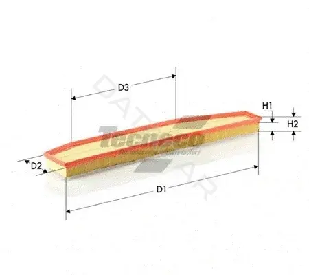 Воздушный фильтр TECNECO FILTERS AR68001PMS
