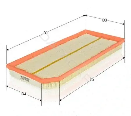 Воздушный фильтр TECNECO FILTERS AR9041PM