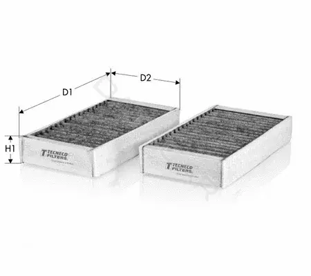 Фильтр салонный TECNECO FILTERS CK10209C-2