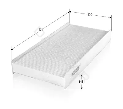 Фильтр салонный TECNECO FILTERS CK1269