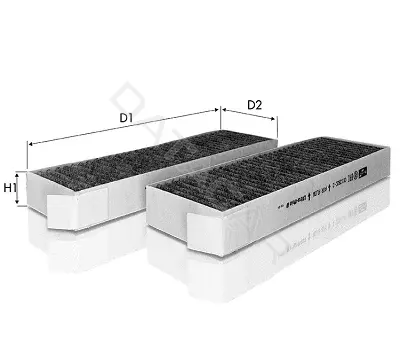 Фильтр салонный TECNECO FILTERS CK1282C-2
