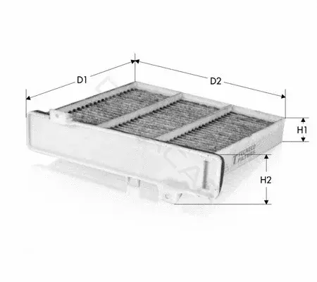 Фильтр салонный TECNECO FILTERS CK2230C