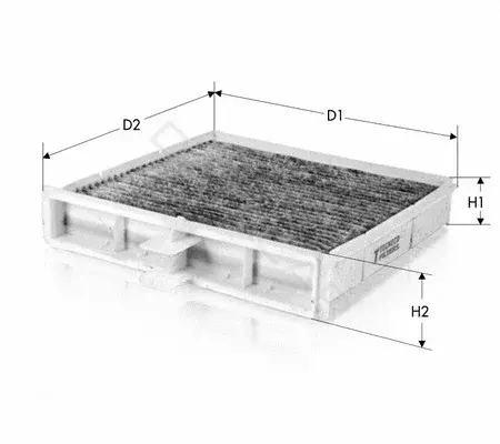 Фильтр салонный TECNECO FILTERS CK9691C