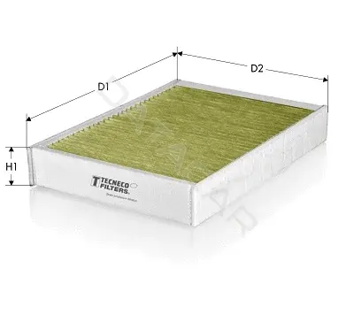 Фильтр салонный TECNECO FILTERS CKA26010