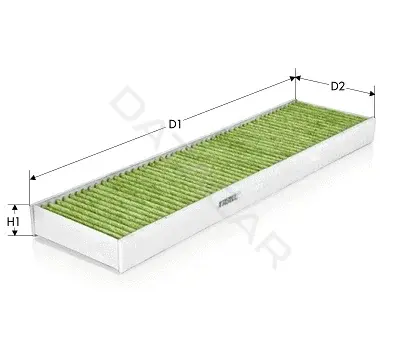 Фильтр салонный TECNECO FILTERS CKA4436
