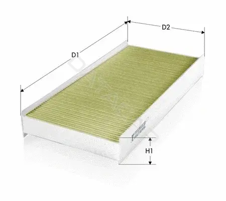 Фильтр салонный TECNECO FILTERS CKA9398