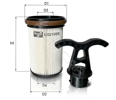 Топливный фильтр TECNECO FILTERS GS2106E