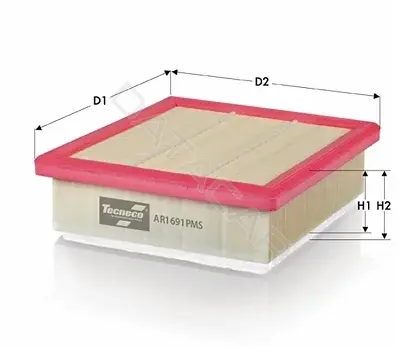 Воздушный фильтр TECNECO FILTERS AR1691PMS
