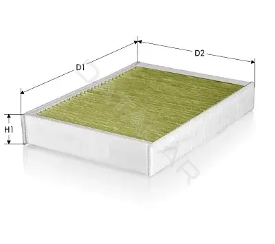 Фильтр салонный TECNECO FILTERS CKA34003